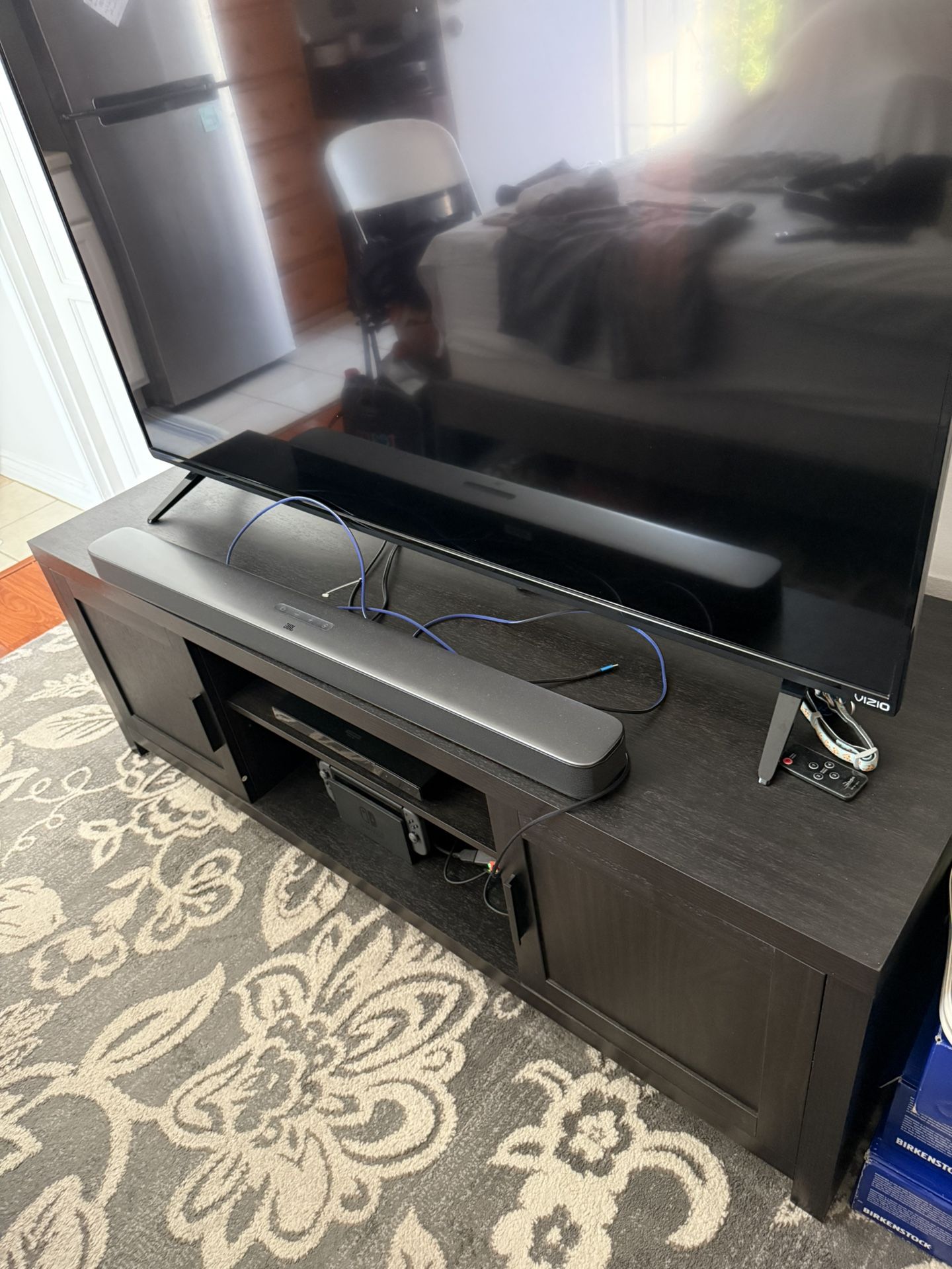 TV Stand + 65 Inch Vizio HD $100 For Both