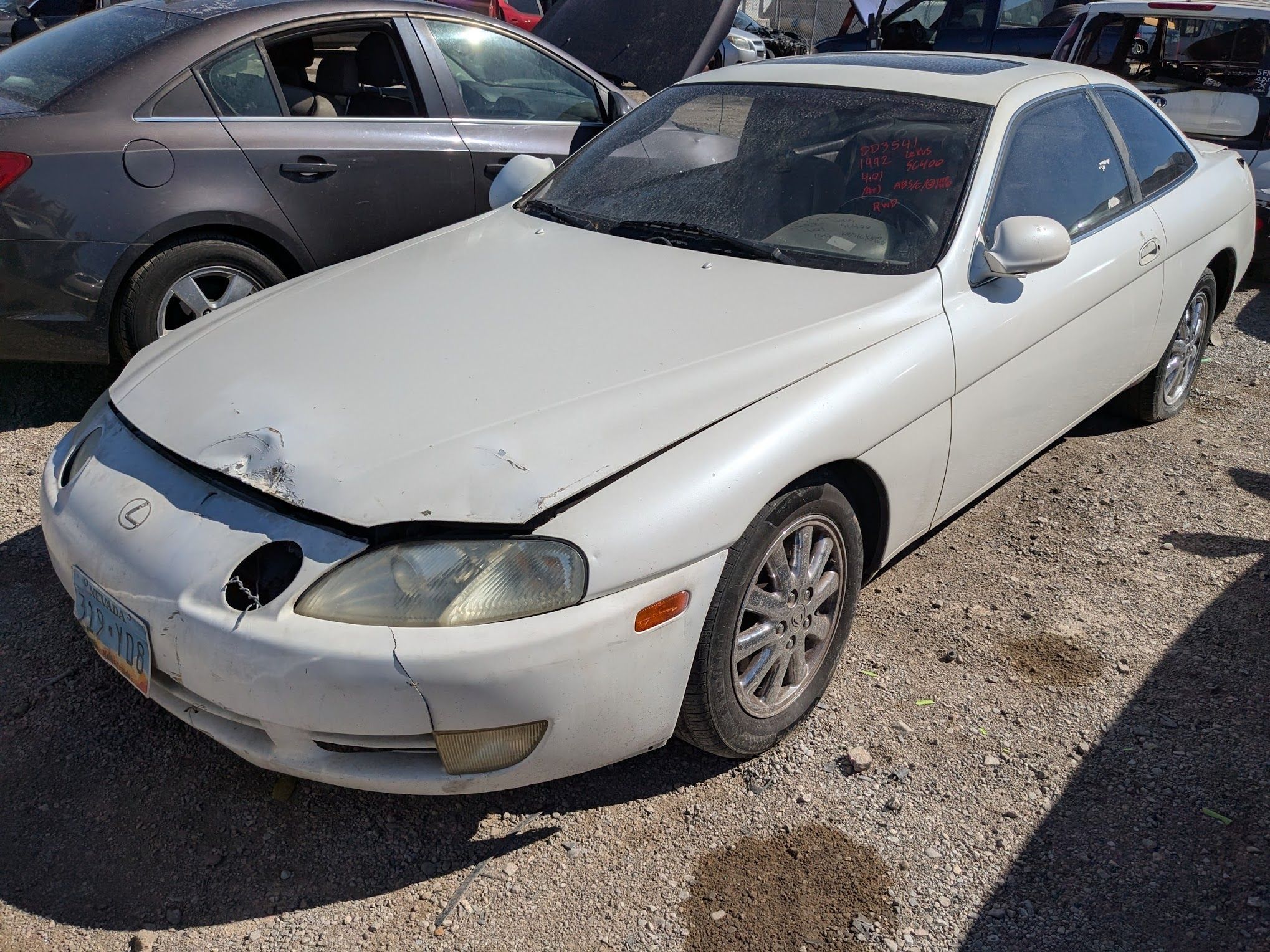 1992 Lexus SC400 PARTS @ U-Pull Auto Parts DD3541
