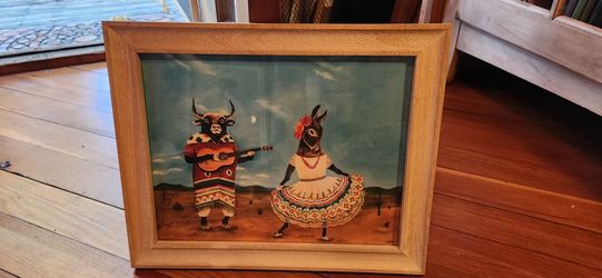 "La Serenanta De La Burra" Art Print