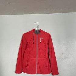 The North Face Womens Slim Size S Fleece Full Zip Sweater Pink