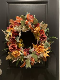 Fall Door Wreath 