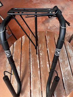 Surfboard bike rack