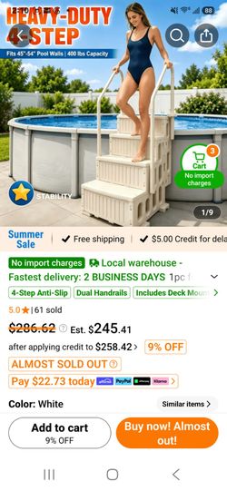 Pool stairs