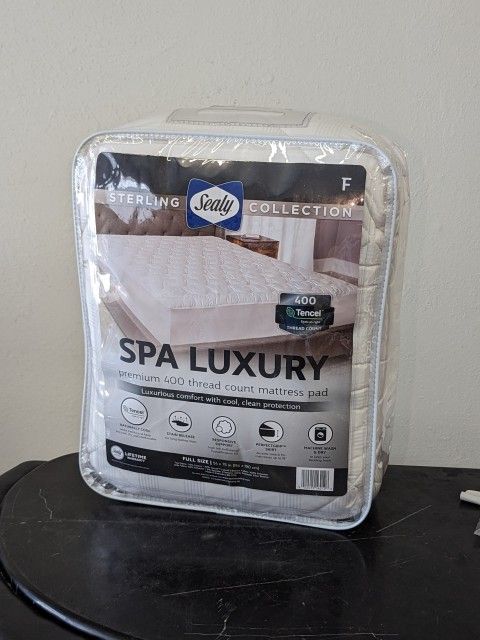 Sealy Sterling Collection Spa Luxury Mattress Pad, Full Size