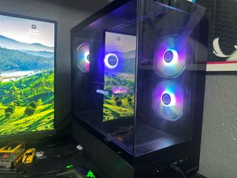 Gaming PC with mouse