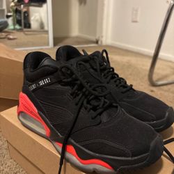 Black & orange Nike Airs