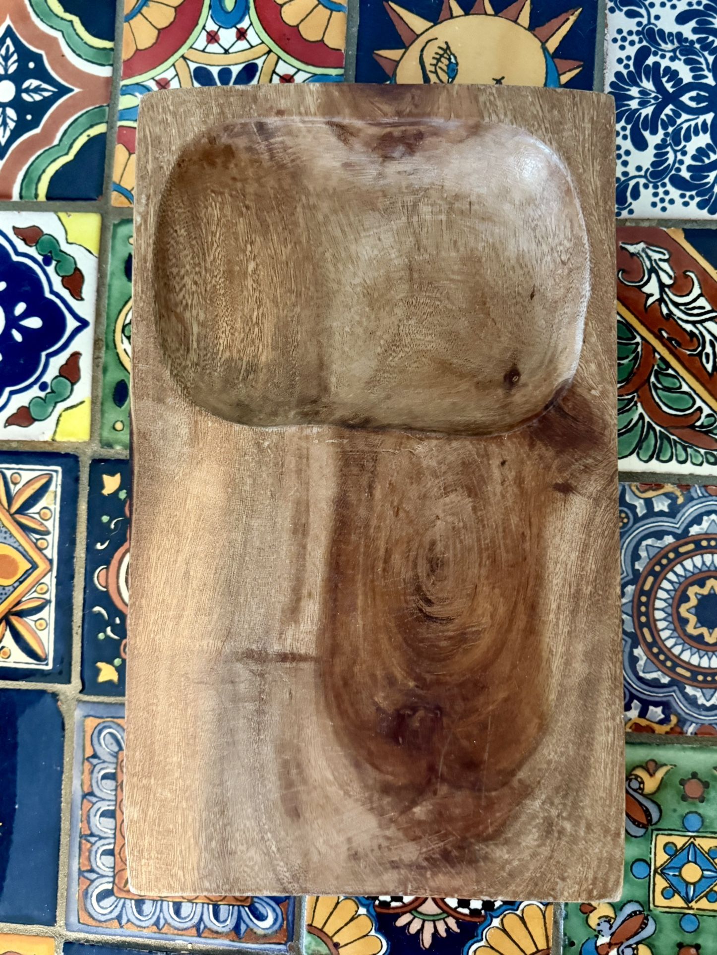 Hand-Carved Mango Wood Tray