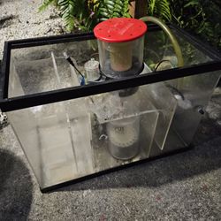 Fish Tank Sump, Skimmer, and Return Pump