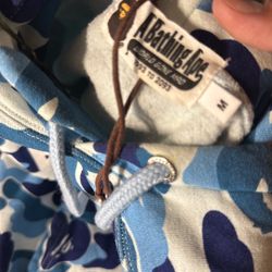 Blue A Bathing Ape Hoodie