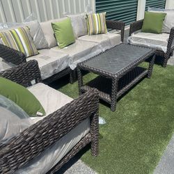 New Patio Furniture Set Sunbrella 