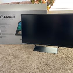 HP PAVILION 32” Quad HD 2560x1440 Monitor