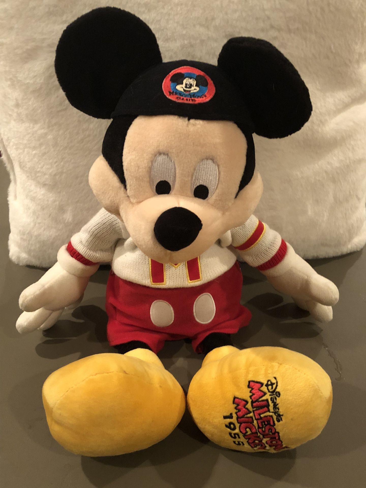 Disney Milestone Mickey 1955 Plush Toy Mickey Mouse Club 20" Stuffed Animal Doll