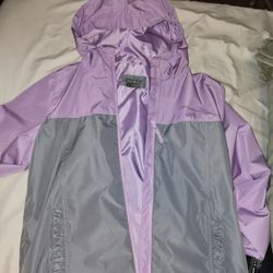 Eddie Bauer Girls Rain Jacket Size 14/16