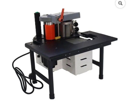 INTBUYING Electric Woodworking Edge Banding Machine for Curve Straight Bevel Edge