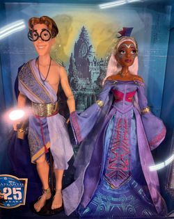 Disney d23 atlantis milo & kidda doll nib