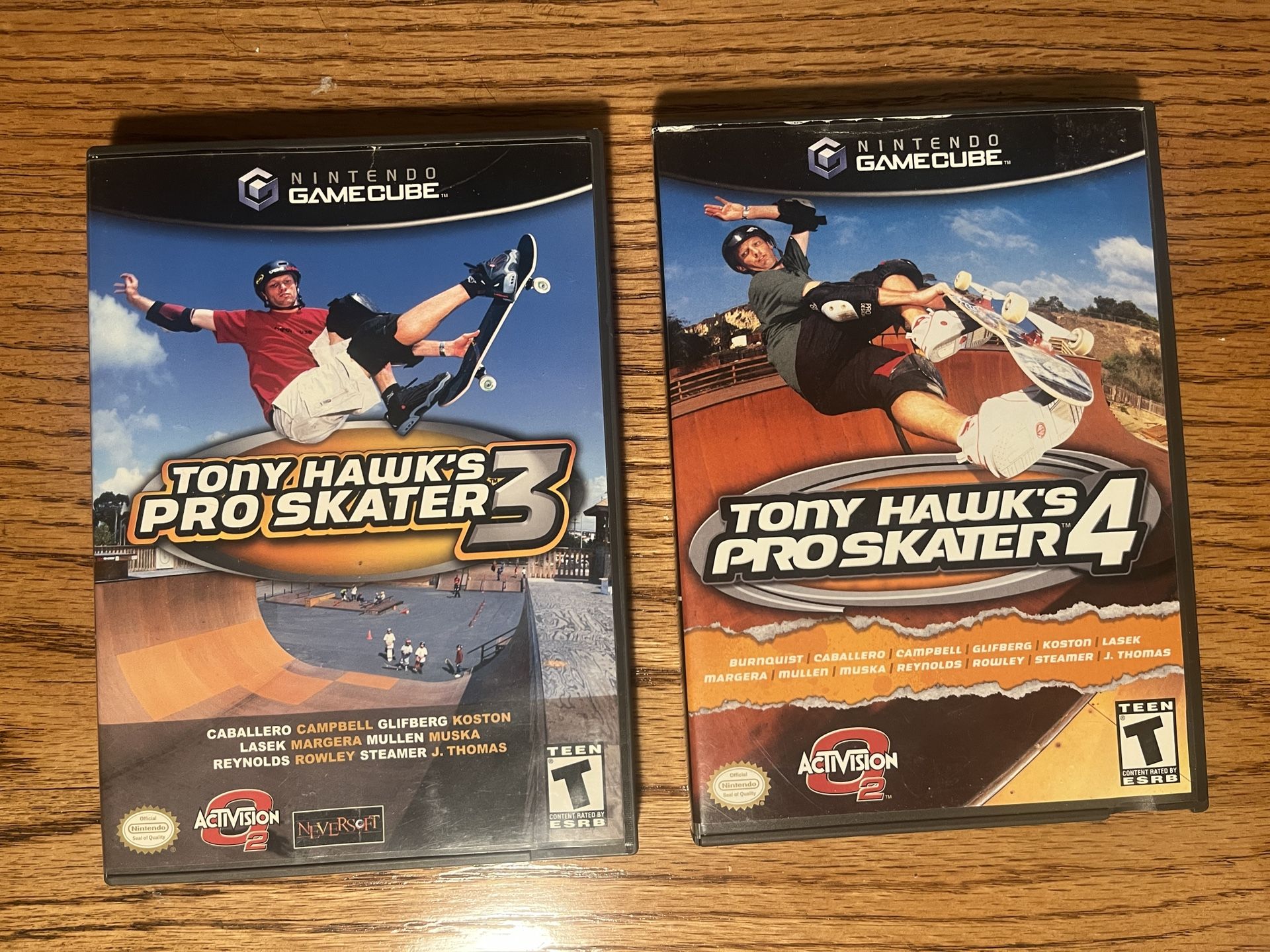Tony Hawk Pro Skater 3 4 Nintendo GameCube TESTED/WORKING CIB