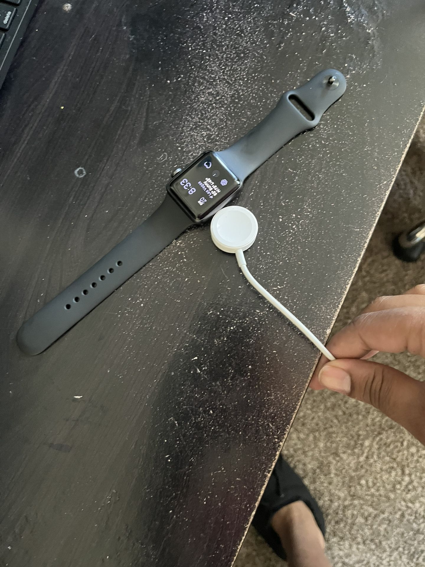 Apple Watch all black and the ZIP Code is 89102