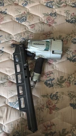 Metabo framing nail gun & husky air hose