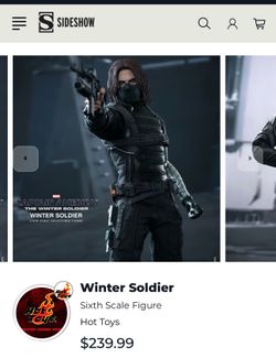 Winter soldier marvel hot toys 1/6 figure