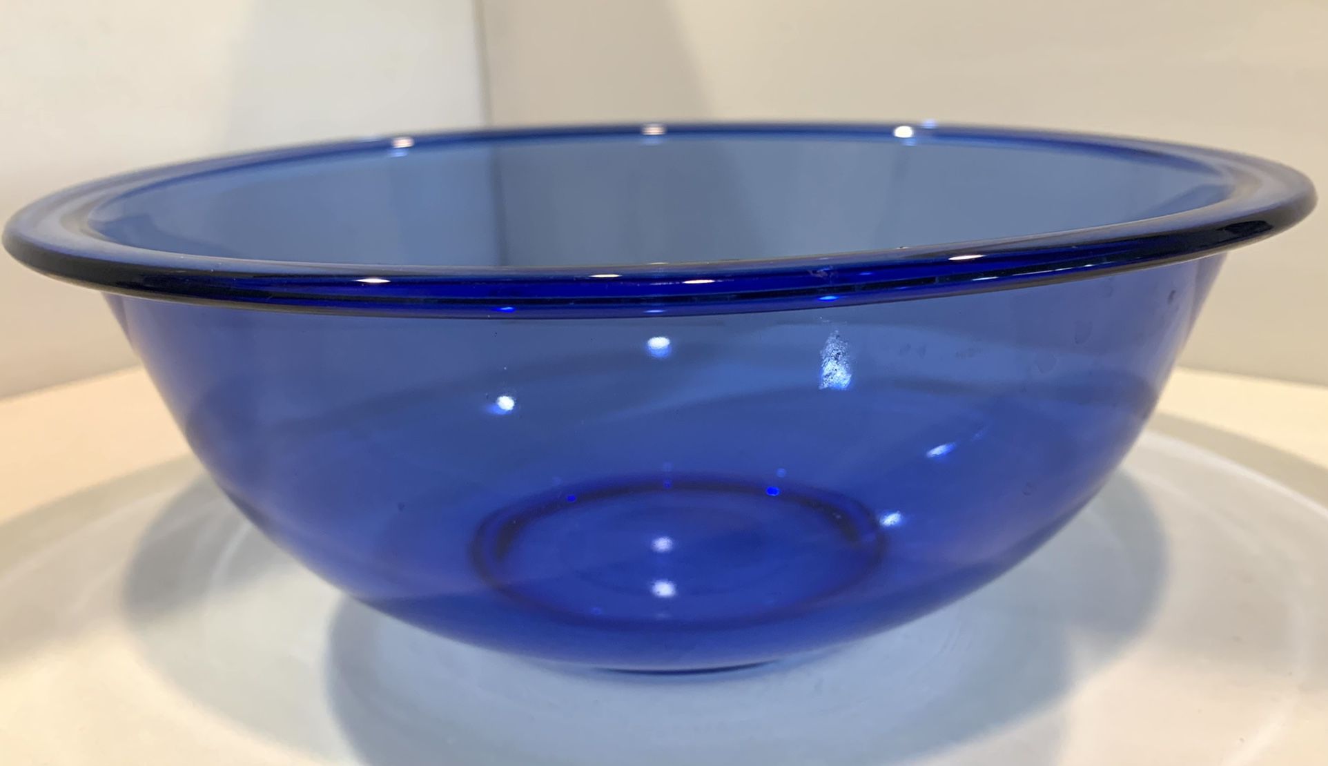  Vintage Pyrex Cobalt Blue Glass Mixing Bowl #325 2.5 Lt (2 Available)