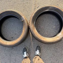 2x Bridgestone Ecopia H/L 422 Plus – 225/55R19 – Good Condition