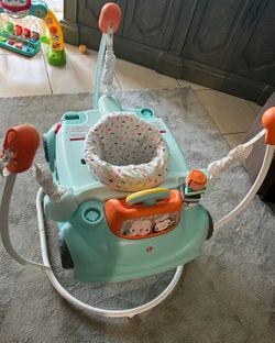 Baby bouncer, and walker.
