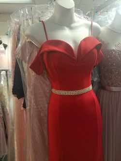 Red dress