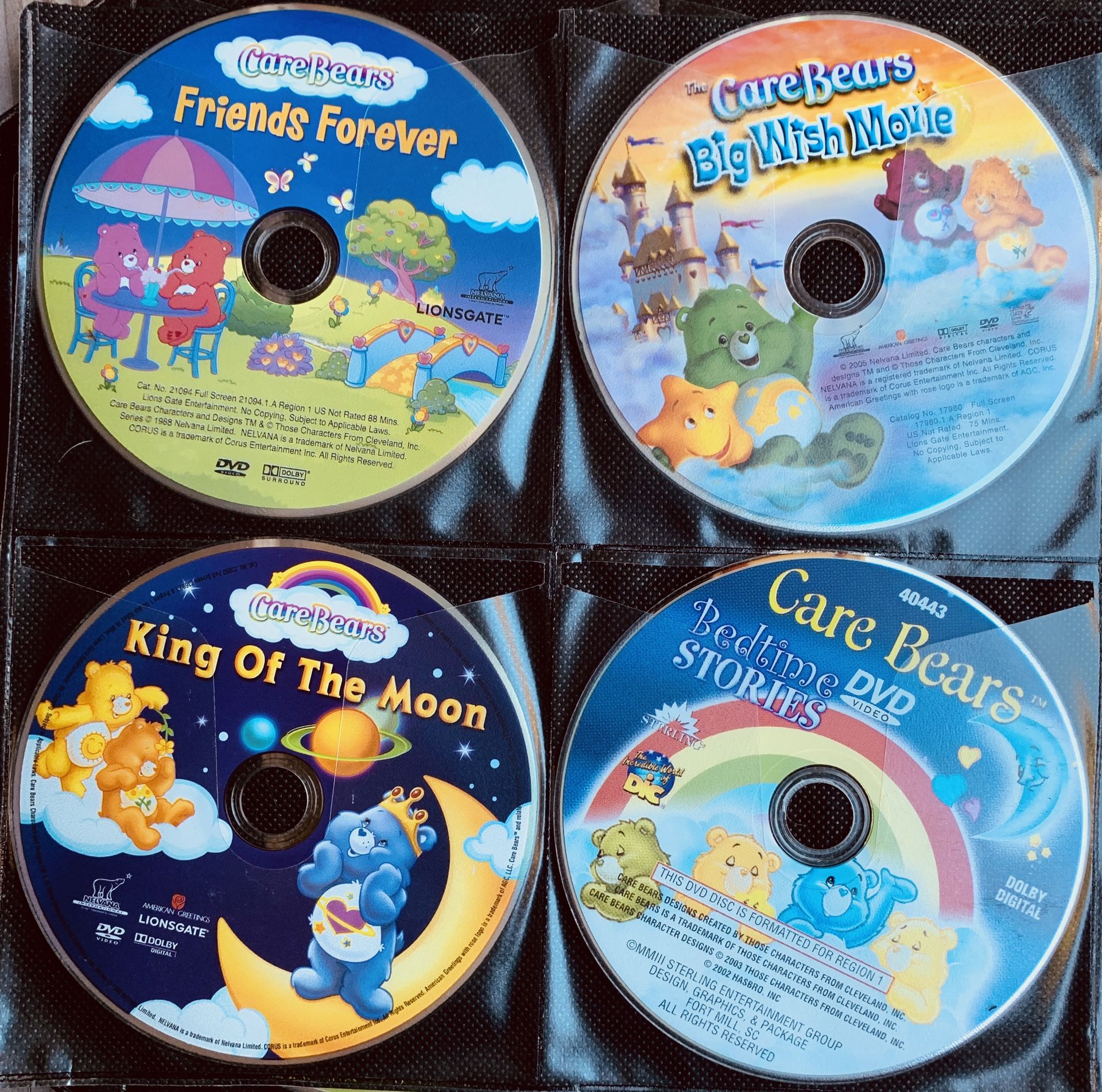 8 CAREBEAR DVD MOVIES! selling as a group ~ READ BELOW FOR EVEN MORE SAVINGS!!