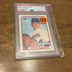 Texas Rangers Nolan Ryan 1989 Topps Traded Mint 8