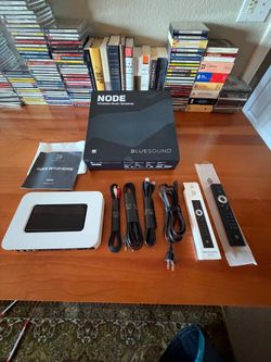 Bluesound NODE N130 – White – Includes RC1 Remote, Original Box & Accessories