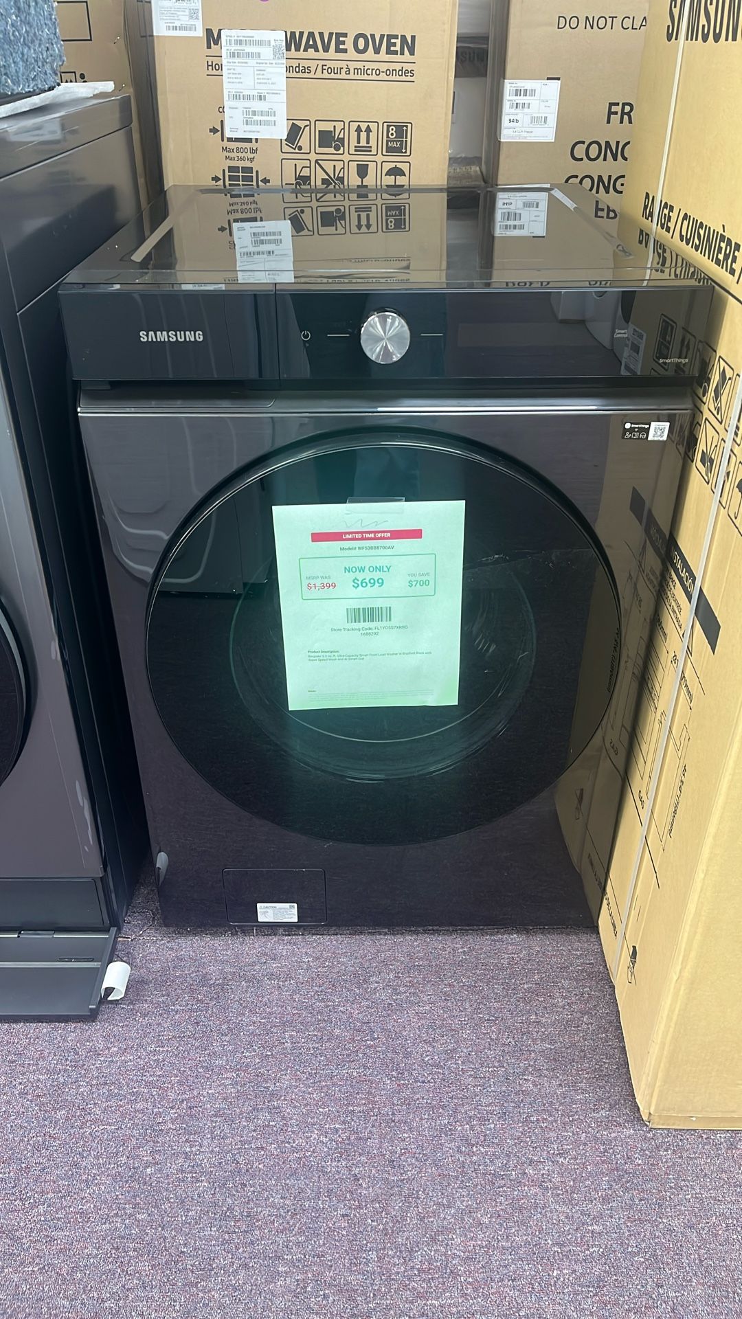 Washer Front Load New Open Box Lavadora