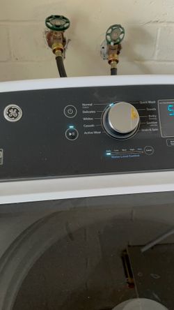 GE top loading HE high capacity washing machine