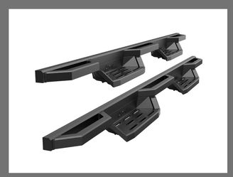 Stainless Steel 6.5in Nerf Bars Pocket Steps Square Tube Rocker Guards Compatible with Chevy Suburban GMC Yukon XL Avalanche 05-20