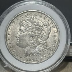 1880o Silver Morgan Dollar 