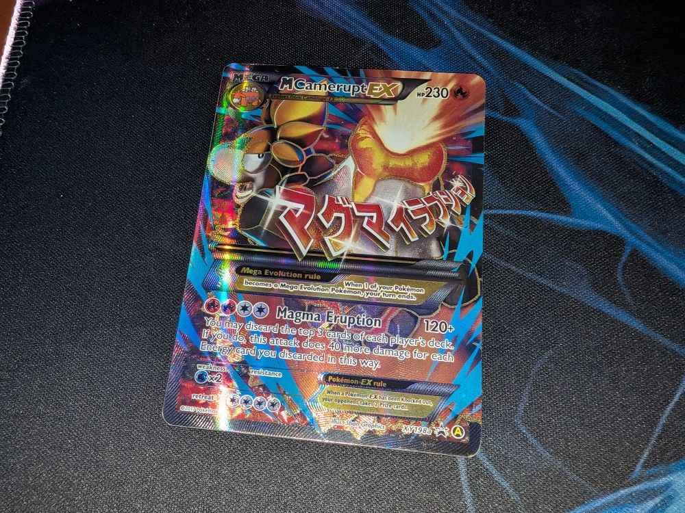 M Camerupt EX -xy198a Alternate Art Promo Pokemon MOD PLAY