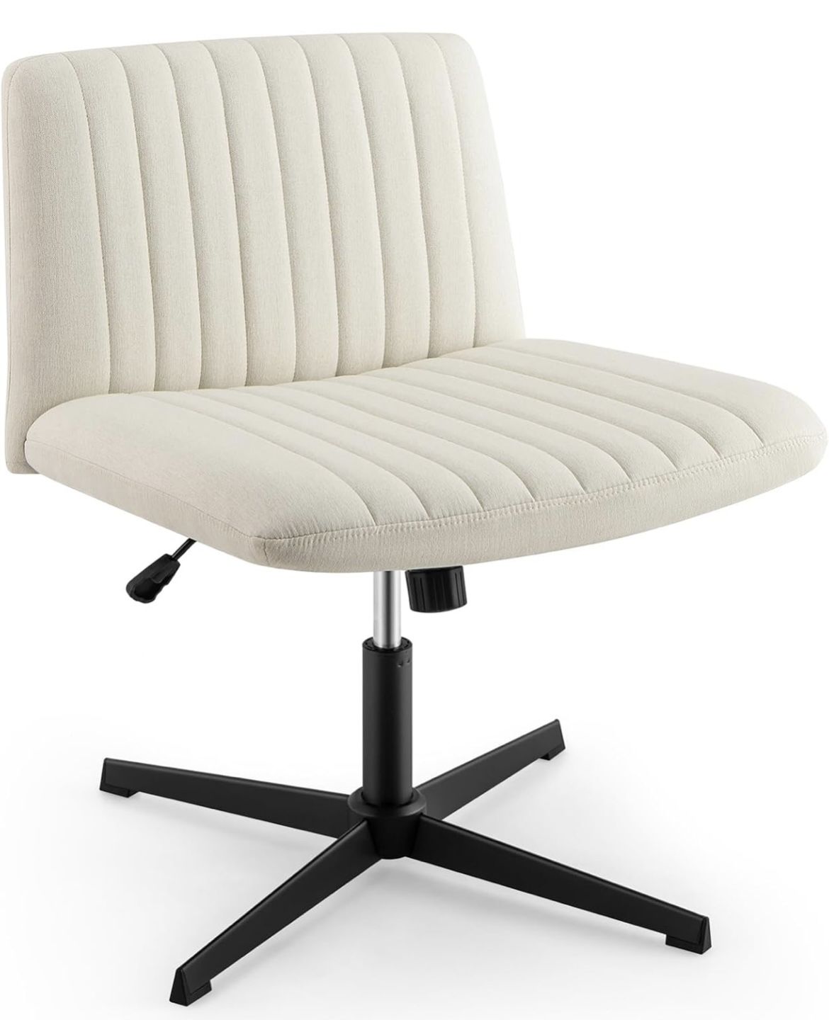 Modern Armless Desk Chair w/Wide Seat & 120°Rocking For Sale $49.00 50% OFF Retail $99.99 NEW IN BOX