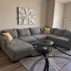 Sectional Couch Grey