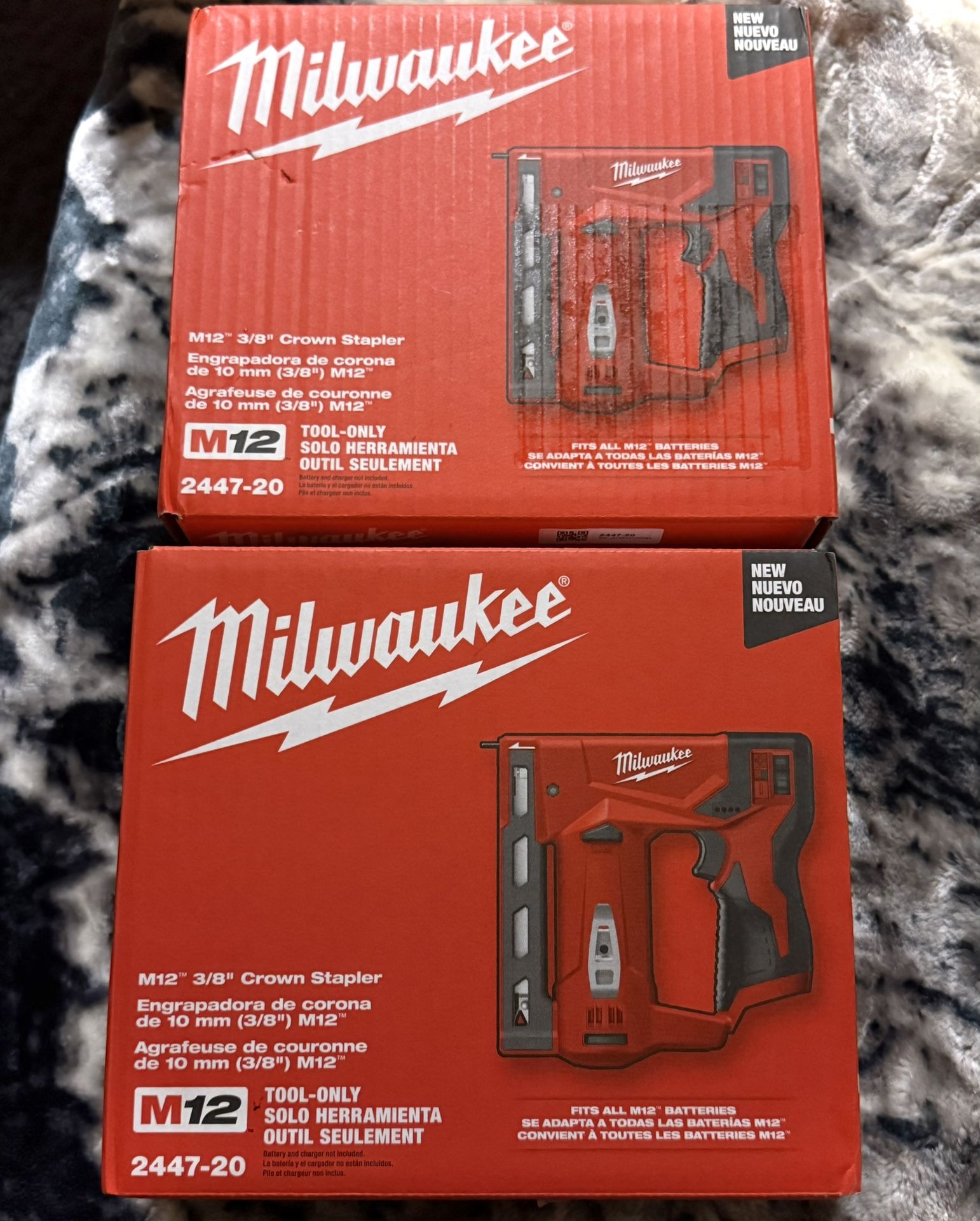 Milwaukee M12 3/8 Crown Stapler (tool Only)