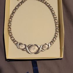 original 925 silver chain and bracelet  