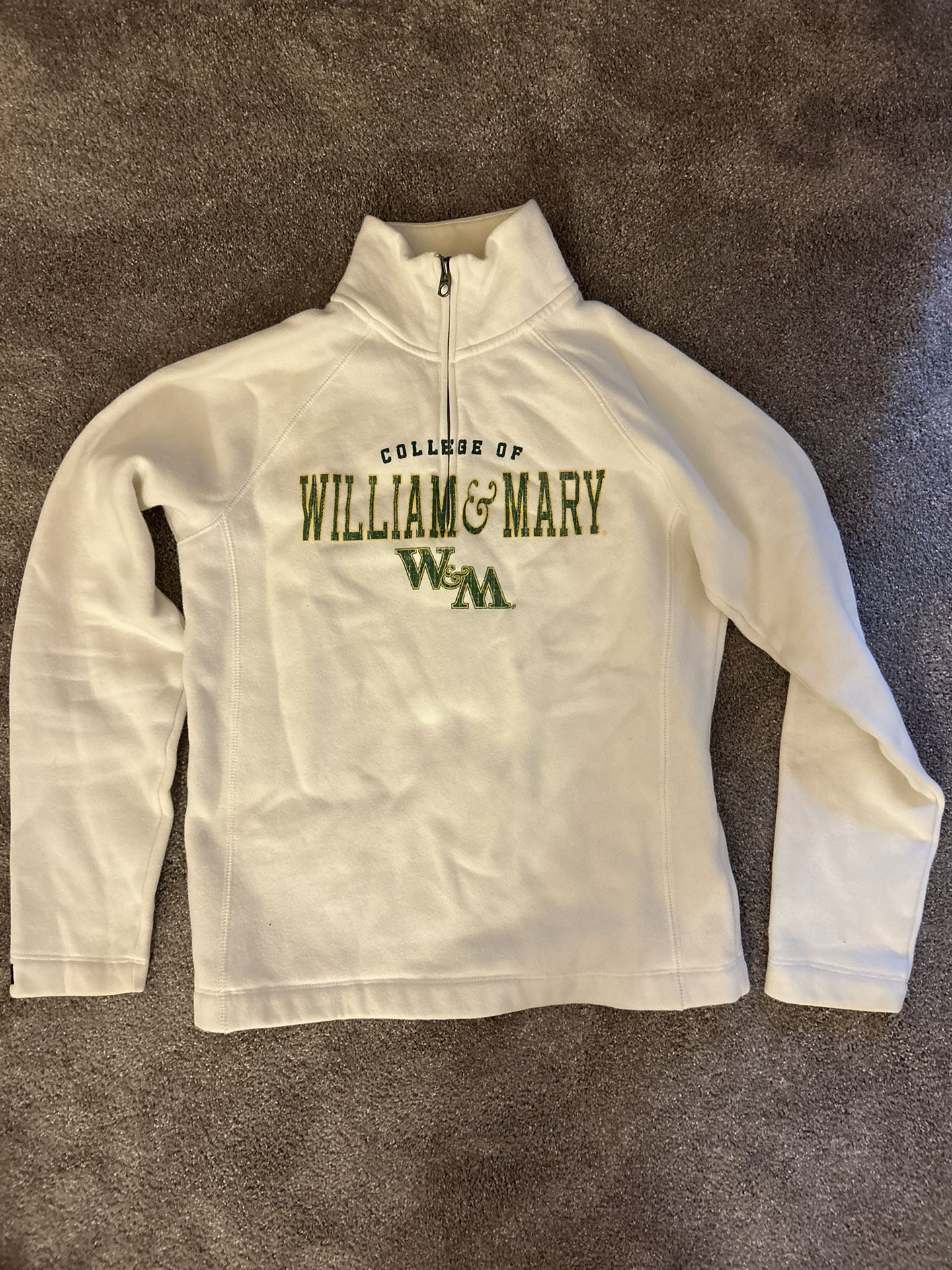 College of William & Mary Quarter Zip Sweatshirt Womens Small