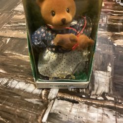 Vintage Teddy Bear Story Applause 1986 Momma & Baby Bear 19054 