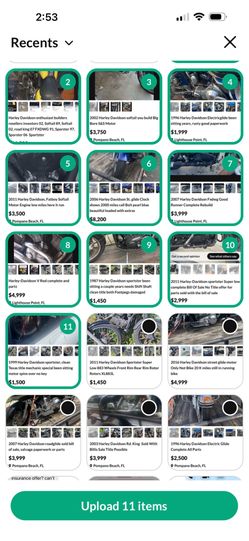 All the Harley’s for sale in one package one price