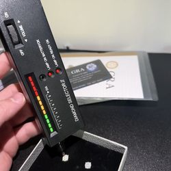 VVS1 Moissanite diamond stud earrings