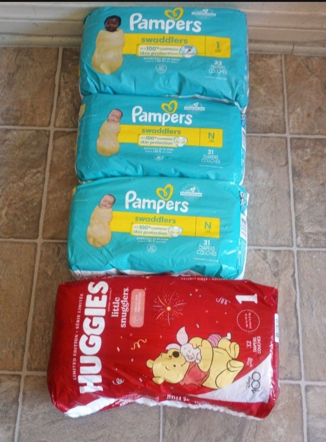 pañales Size 1 126 en total x $45