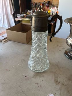 Vintage glass decanter