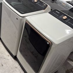 Topload Washer And Gas Dryer Samsung 