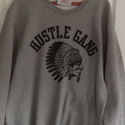 Hustle Gang Sweatshirt Nwot Size Large