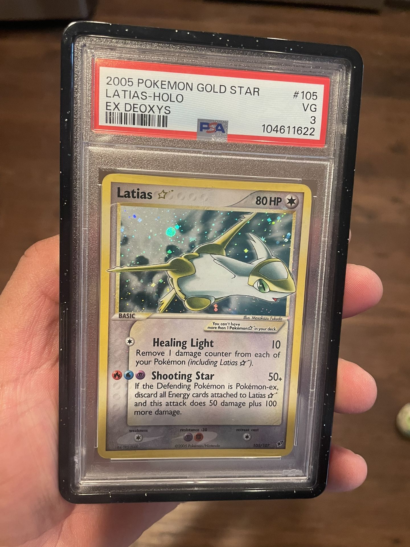 Gold Star Pokemon Card