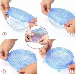 Silicone Stretch Lids Cover Storage Wrp