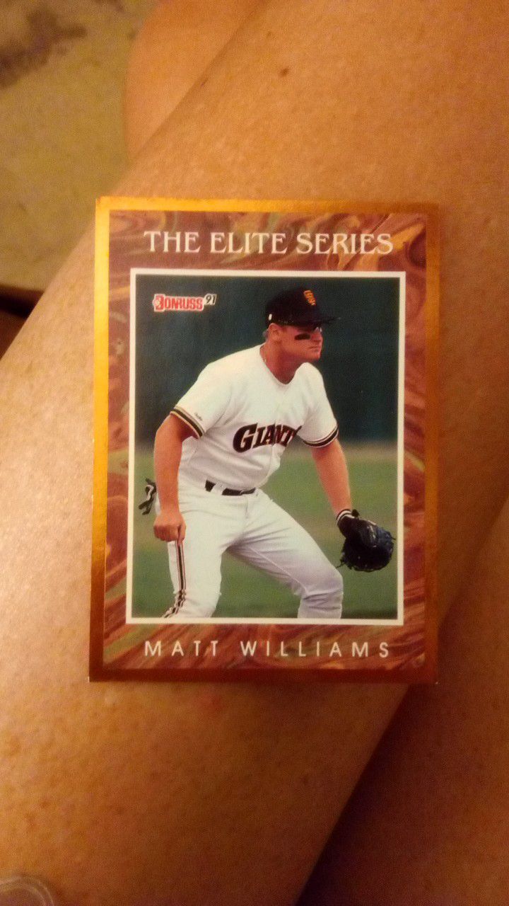 Matt williams baseball card